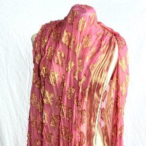 Stunning India Dupatta Pink & Gold
